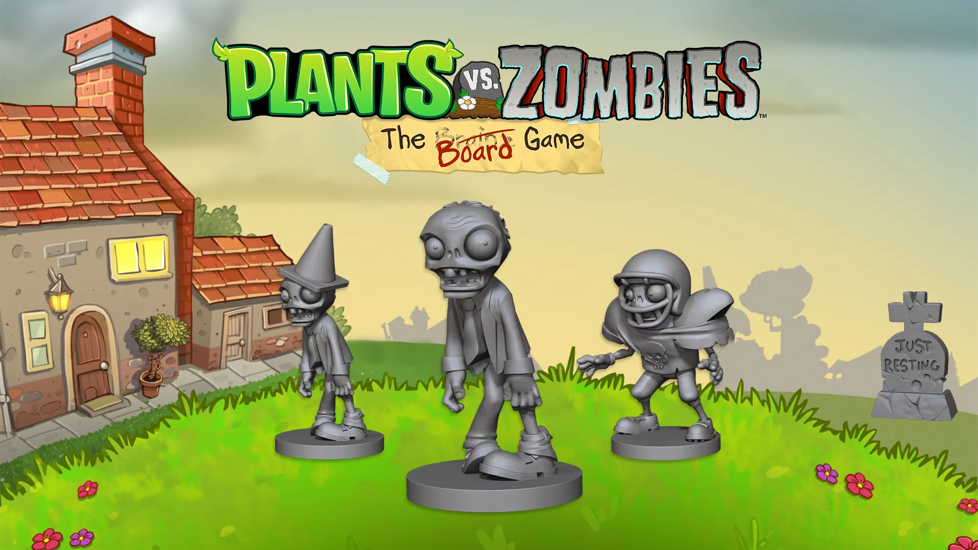 Plants vs. Zombies: The Board Game miniatures