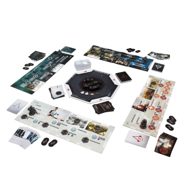 assassins creed animus the board game product shot game setup full size square crop