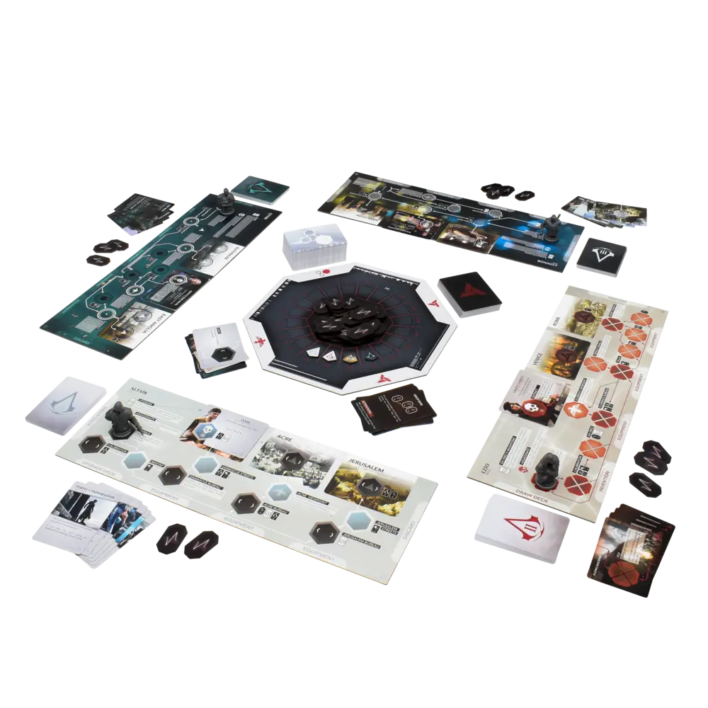assassins creed animus the board game product shot game setup full size square crop