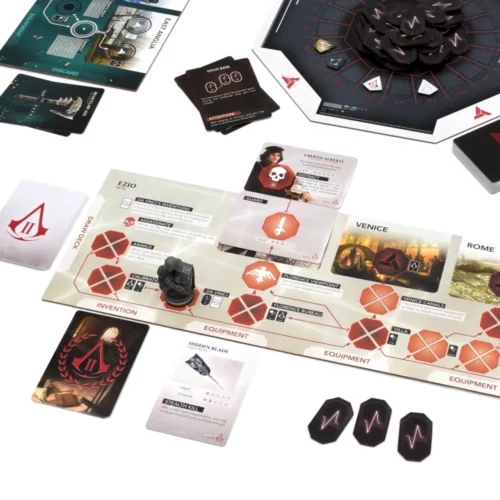 assassins creed animus the board game product shot player board setup full size square crop