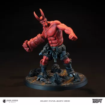 Dark Horse Comics and Mantic Games team up for new Hellboy statue