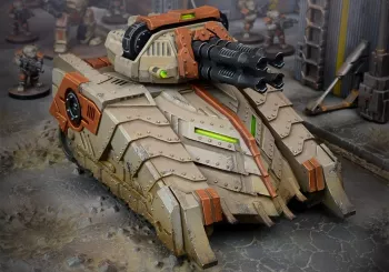 Get a closer look at the Forge Father Sturnhammer Battle Tank